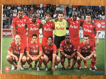 Mooie poster FC Twente Enschede seizoen 2007/2008 - VI beschikbaar voor biedingen