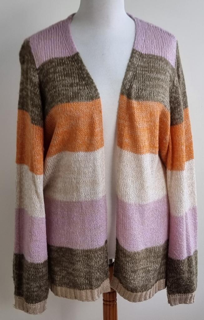 Zhenzi gekleurd loshangend vest mt. 50/52 (L) NIEUW, Kleding | Dames, Grote Maten, Nieuw, Trui of Vest, Overige kleuren, Ophalen of Verzenden