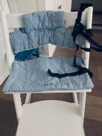 Stokke tripp trapp wit incl kussen en tuigje, Kinderen en Baby's, Kinderstoelen, Ophalen, Gebruikt, Meegroeistoel