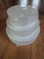 3 x piepschuim ronde schijven is een taart, Ophalen of Verzenden, Haken, Patroon of Boek