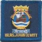 Borstembleem Koninklijke Marine  Hr Ms Johan De Witt (L-801), Embleem of Badge, Nederland, Ophalen of Verzenden, Marine