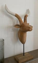 Houten ram op standaard - woondecoratie - hout op statief, Ophalen, Zo goed als nieuw