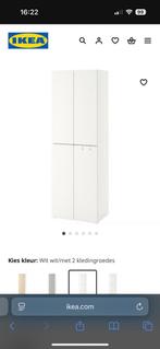 Witte ikea hoge kast  SMÅSTAD / PLATSA  60x42x181cm, Ophalen, Zo goed als nieuw