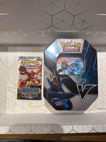Pokemon V Tin 2021 + Steam Siege Booster beschikbaar voor biedingen