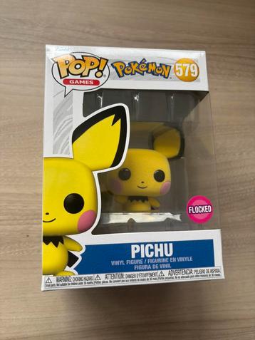 Funko POP Pichu Flocked 579 Pokemon beschikbaar voor biedingen