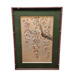 Vintage Japans schilderij op zijde, Antiek en Kunst, Kunst | Niet-Westerse kunst, Ophalen of Verzenden