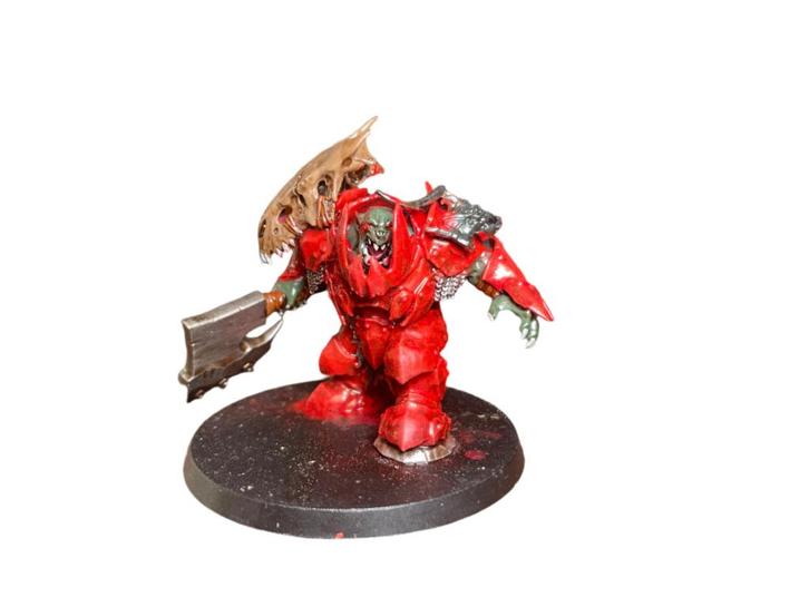 Warhammer Age of Sigmar Orruk Warclans Ironjawz Megaboss, Hobby en Vrije tijd, Wargaming, Zo goed als nieuw, Warhammer, Ophalen of Verzenden