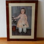Young Girl with Flowers , Samuel Miller offsetlithografie, Antiek en Kunst, Kunst | Litho's en Zeefdrukken, Ophalen