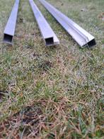 Kokerprofiel aluminium - met en zonder flens - volierebouw, Doe-het-zelf en Verbouw, Metalen, Ophalen, Zo goed als nieuw, Aluminium