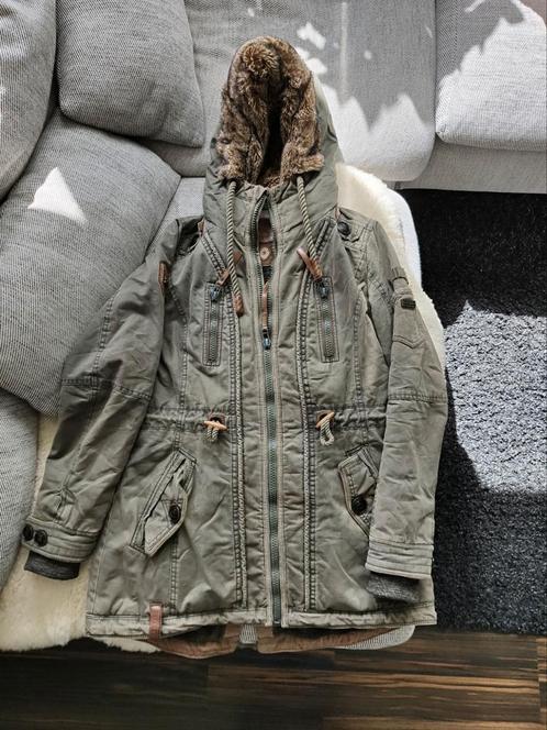 Zeer warme en nette Naketano Haubitze V winterjas, maat S, Kleding | Dames, Jassen | Winter, Zo goed als nieuw, Maat 36 (S), Groen
