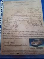 Innocenti Mini Bertone 1980 - originele advertentie A4, Ophalen of Verzenden, Zo goed als nieuw, Auto's
