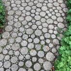 Ronde betonklinkers, Tuin en Terras, Ophalen, Gebruikt, Klinkers, 5 tot 10 m²