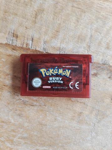 Pokemon Ruby Gameboy Advance  beschikbaar voor biedingen