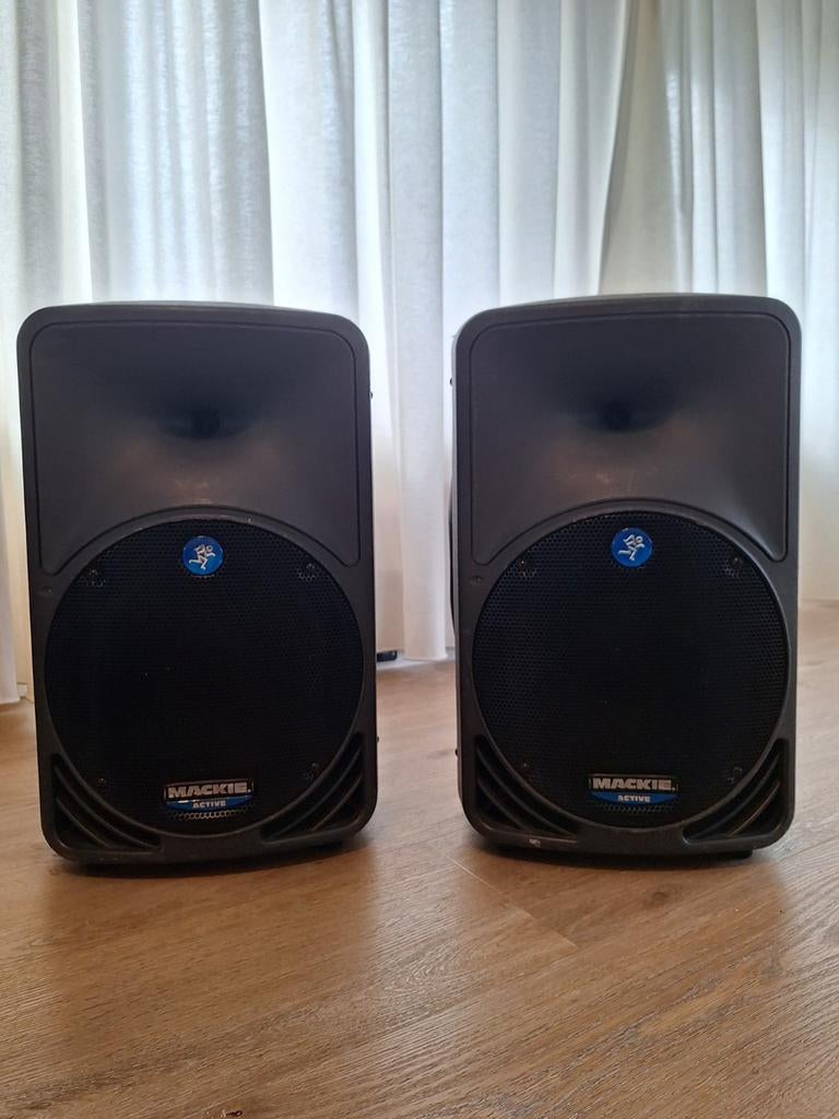 Set Mackie Active SRM350 speakers, Ophalen, 120 watt of meer, Front, Rear of Stereo speakers, Overige merken