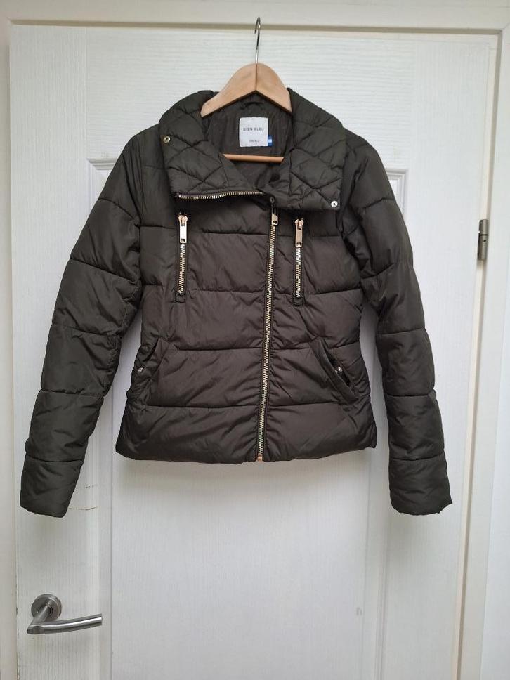 Bien Bleu gewatteerde jas xs nieuw, Kleding | Dames, Jassen | Winter, Nieuw, Maat 34 (XS) of kleiner, Groen, Ophalen of Verzenden