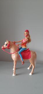 barbie als ruiter en dansend paard met geluid, Ophalen of Verzenden, Gebruikt, Barbie