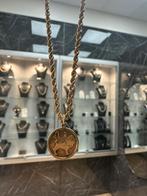 Prachtige 14k gouden Rope met leeuw hanger, Ophalen of Verzenden, Nieuw, Goud