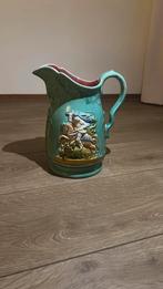 Antieke Majolica schenkkan., Ophalen