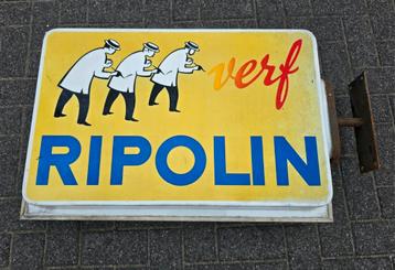 Ripolin Verf Dubbelzijdig Lichtreclame  beschikbaar voor biedingen