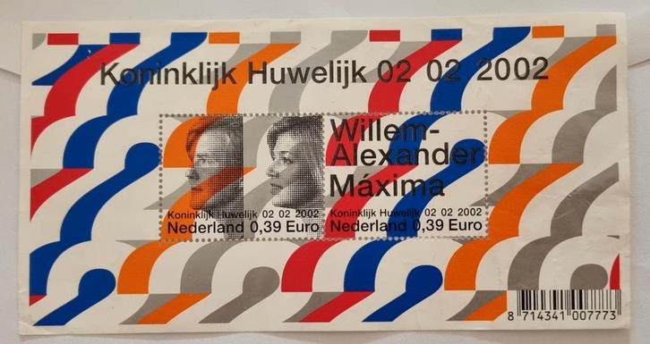 Postzegel Koninklijk Huwelijk 2002 - Mint, Postzegels en Munten, Postzegels | Nederland, Ophalen of Verzenden
