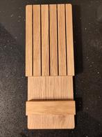 Houten messenblok /houder voor in lade, 16,8x43,7x3,8 cm, Huis en Inrichting, Ophalen, Zo goed als nieuw
