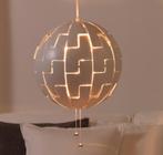 Hanglamp wit 35 cm diameter, Huis en Inrichting, Lampen | Hanglampen, Ophalen, Gebruikt, Metaal, Minder dan 50 cm