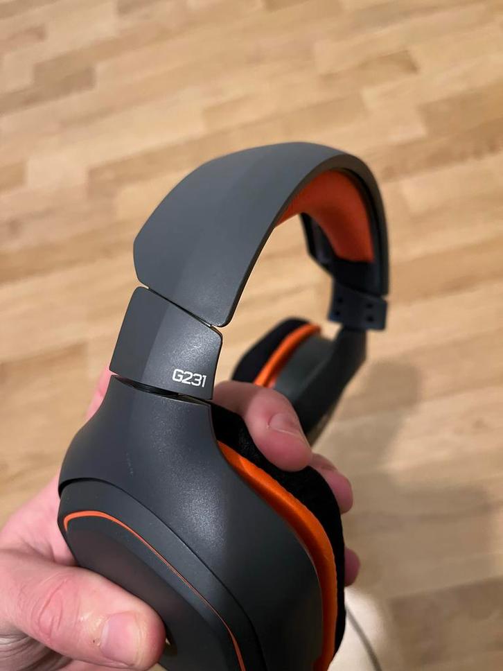 Logitech G231 Gaming Headset - Topstaat!, Audio, Tv en Foto, Koptelefoons, Zo goed als nieuw, Over oor (circumaural), Overige merken
