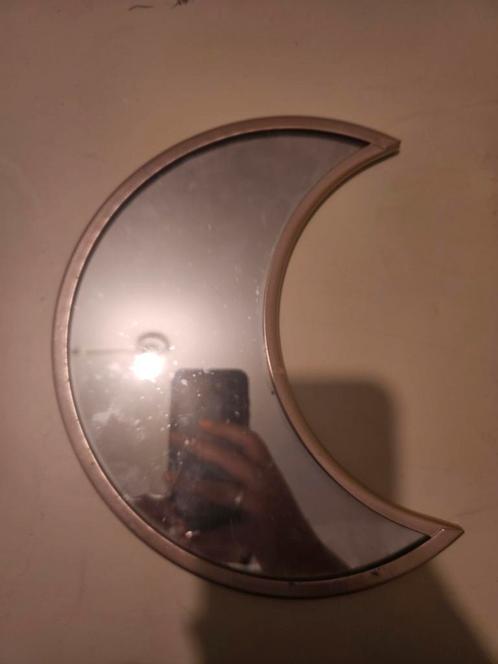 Crescent maanspiegel – decoratief woonaccessoire | ophalen, Huis en Inrichting, Woonaccessoires | Spiegels, Gebruikt, Minder dan 50 cm