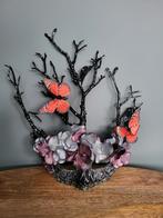 Carnaval Masker met Vlinders, Ophalen of Verzenden, Zo goed als nieuw, Carnaval, Accessoires