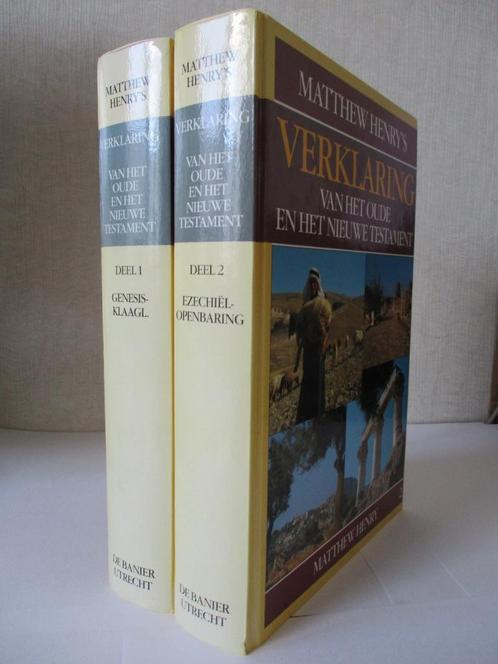 M. Henry: Verklaring van Oude en Nieuwe Testament (2 delen)., Boeken, Godsdienst en Theologie, Gelezen, Christendom | Protestants