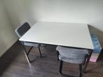Ikea Torsby verchroomde hoogglans witte tafel, Huis en Inrichting, Ophalen, Gebruikt, 100 tot 150 cm, 50 tot 100 cm