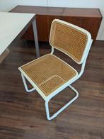 Cesca vintage design stoel Marcel Breuer, Made in Italy, Ophalen, Wit, Eén