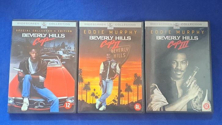 Beverly Hills Cop Trilogy "Eddie Murphy", Cd's en Dvd's, Dvd's | Actie, Zo goed als nieuw, Alle leeftijden, Ophalen of Verzenden