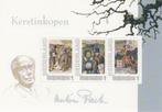 Nederland Postset Anton Pieck Kerstinkopen met blok/kaarten, Verzenden, Na 1940, Postfris