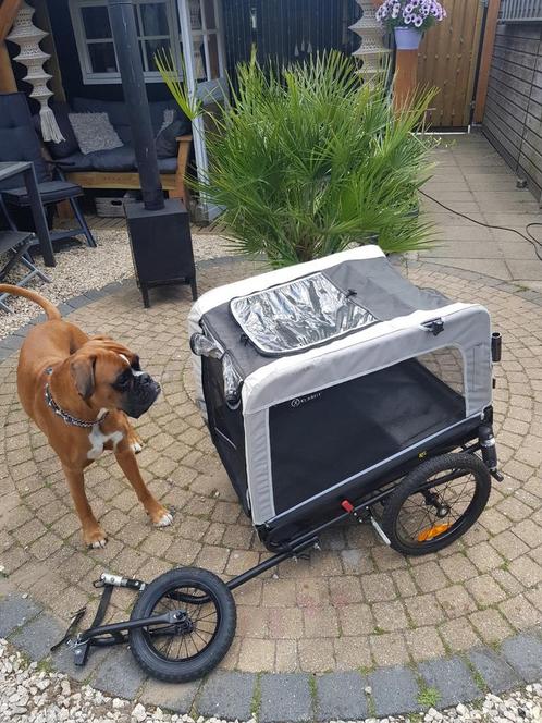 Honden fiets / buggy kar grote hond,merk "Klarfit", Dieren en Toebehoren, Honden-accessoires, Nieuw, Ophalen