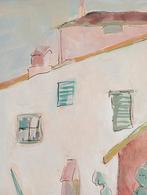 Zuid Europese tuin aquarel jaren 40/60, Antiek en Kunst, Kunst | Tekeningen en Foto's, Verzenden