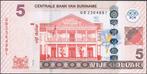 Suriname 5 dollars 2012 UNC p.162b (#51), Postzegels en Munten, Bankbiljetten | Amerika, Los biljet, Zuid-Amerika, Verzenden