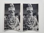 2 x oude foto's India uit Shillong Studio aan G S  Road, Foto, Klederdracht, Ophalen of Verzenden, Zo goed als nieuw