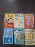 Bier Borden Collectie - Vintage Stijl, Verzamelen, Biermerken, Ophalen of Verzenden, Zo goed als nieuw, Reclamebord, Plaat of Schild