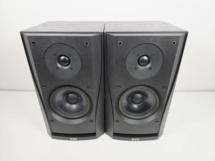 B&W (Bowers&Wilkins) DM302 | Luidsprekers`, Audio, Tv en Foto, Luidsprekers, Gebruikt, Front, Rear of Stereo speakers, 120 watt of meer