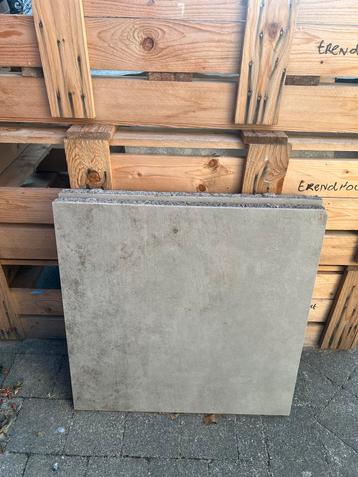 Keramische tegels 60x60 - 33 stuks beton grijs beschikbaar voor biedingen