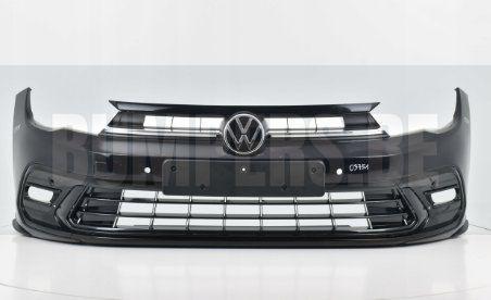 Bumper VOLKSWAGEN POLO 2G0 2G R-LINE R LINE FACELIFT 2022- 4, Auto-onderdelen, Carrosserie en Plaatwerk, Bumper, Voor, Gebruikt