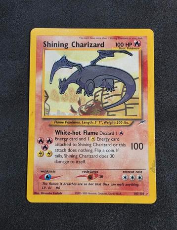 Shining Charizard beschikbaar voor biedingen