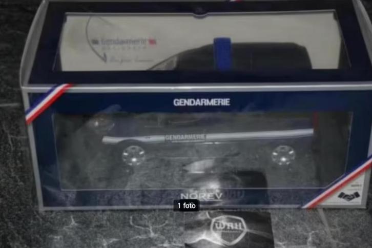 SALE ! PEUGEOT PARTNER POLITIE Gendarmerie Norev diecast WRH, Hobby en Vrije tijd, Modelauto's | 1:18, Zo goed als nieuw, Auto