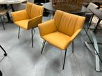 2 Nieuw Label Gustav eetkamerstoel RIO leer Design stoel, Huis en Inrichting, Label van den berg, Nieuw, Leer, Ophalen of Verzenden