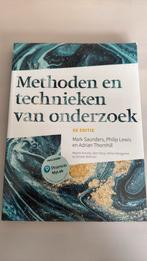 Mark Saunders - Methoden en technieken van onderzoek, Mark Saunders; Adrian Thornhill; Philip Lewis, Nieuw, Ophalen of Verzenden