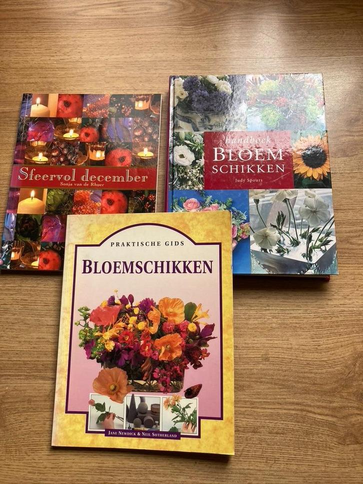 Bloemschikken 3 boeken, Boeken, Hobby en Vrije tijd, Nieuw, Overige onderwerpen, Ophalen of Verzenden