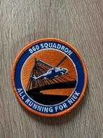 860 Squadron All Running For Niek Embleem, Ophalen of Verzenden, Luchtmacht, Nederland, Embleem of Badge