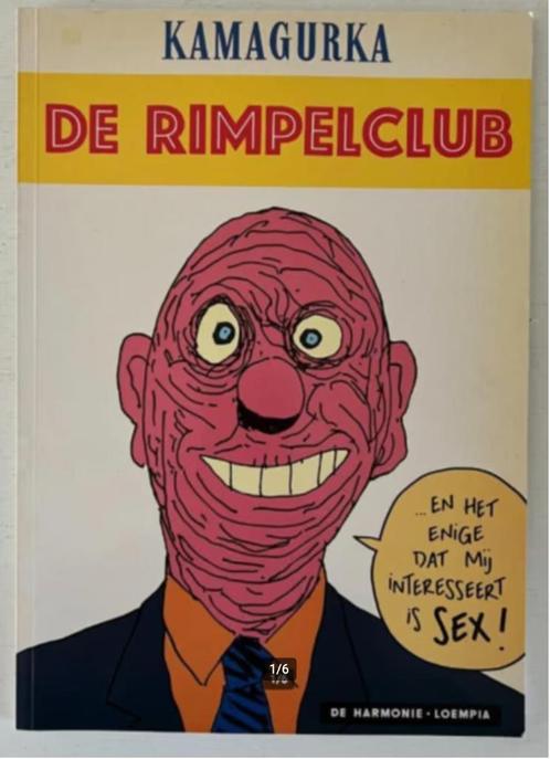 Kamagurka - De Rimpelclub stripboek, Boeken, Stripboeken, Eén stripboek, Ophalen of Verzenden