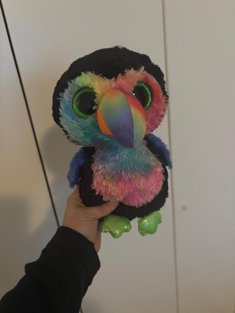 Ty Beanie Boos Tuna - Toekan Knuffel, Kinderen en Baby's, Speelgoed | Knuffels en Pluche, Ophalen of Verzenden, Zo goed als nieuw